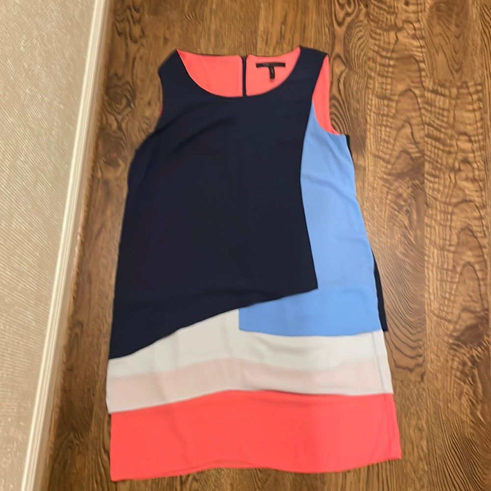BCBG size 10 Color Block Shift Dress